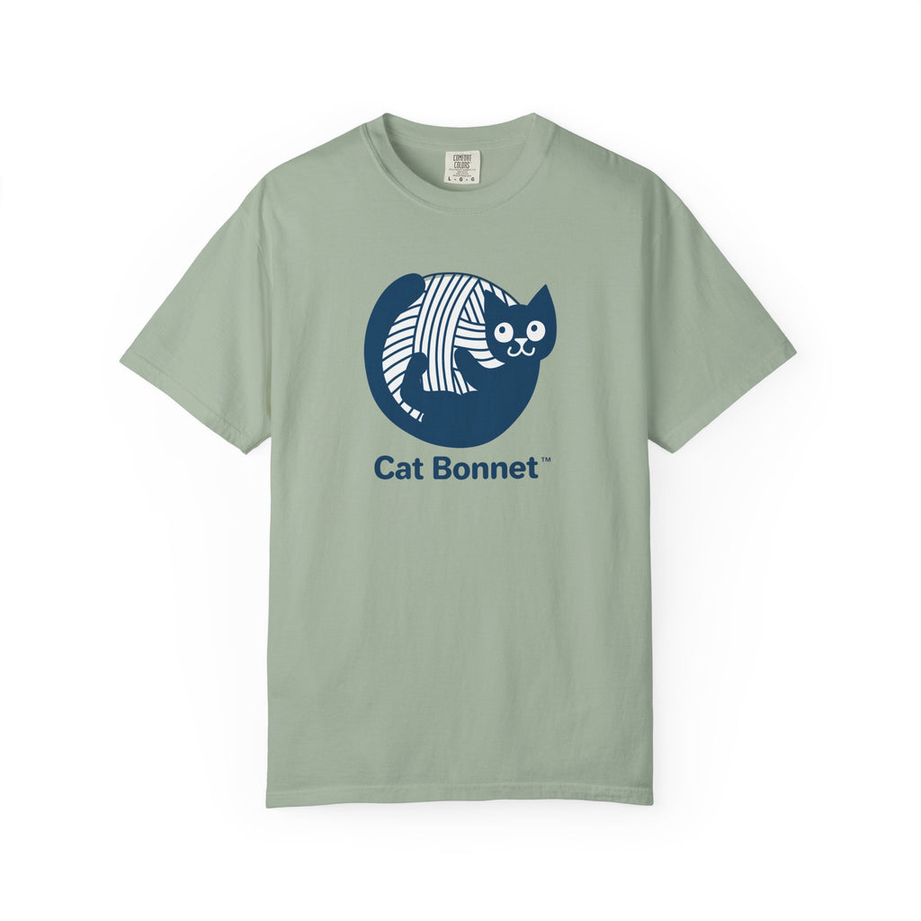 Cat Bonnet  — Cute Yarn Cat Graphic Tee