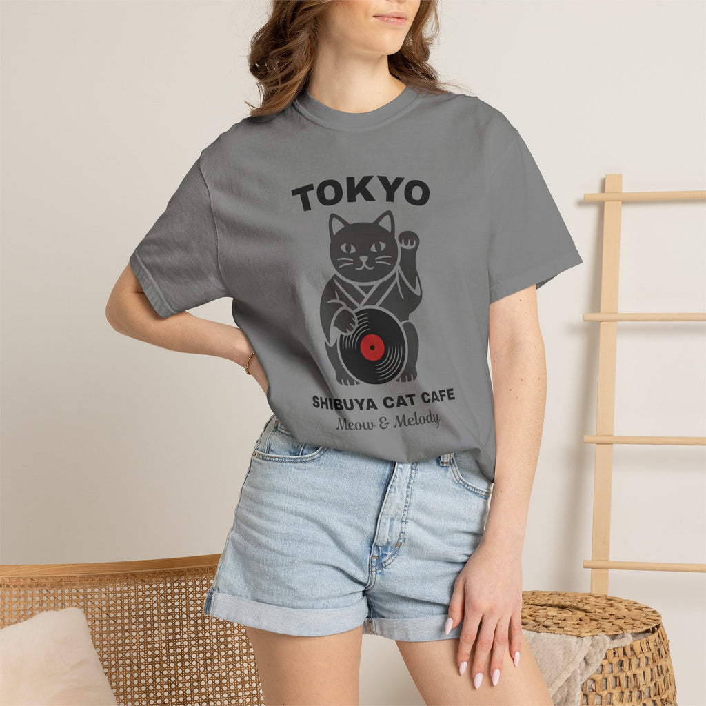 Tokyo Shibuya Cat Cafe T-Shirt — Meow & Melody Graphic Tee