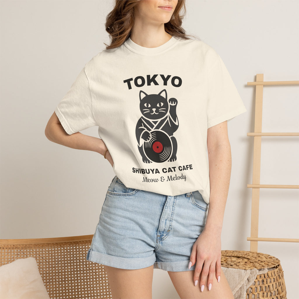 Tokyo Shibuya Cat Cafe T-Shirt — Meow & Melody Graphic Tee