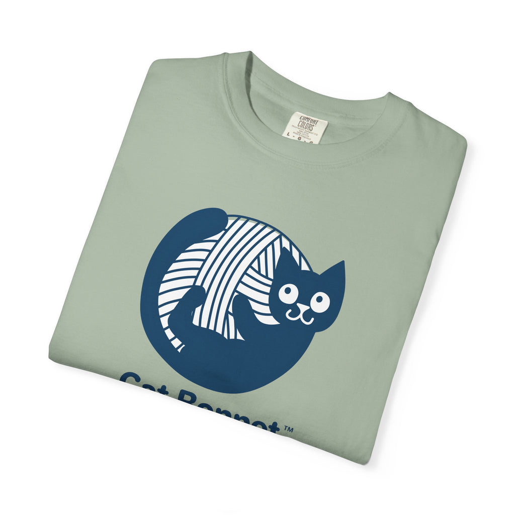 Cat Bonnet  — Cute Yarn Cat Graphic Tee