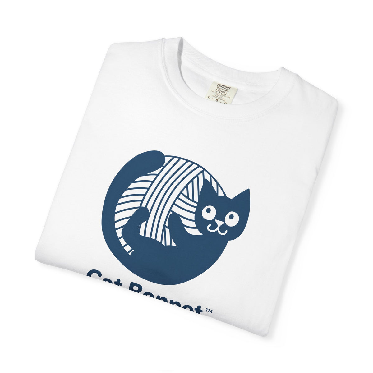 Cat Bonnet  — Cute Yarn Cat Graphic Tee