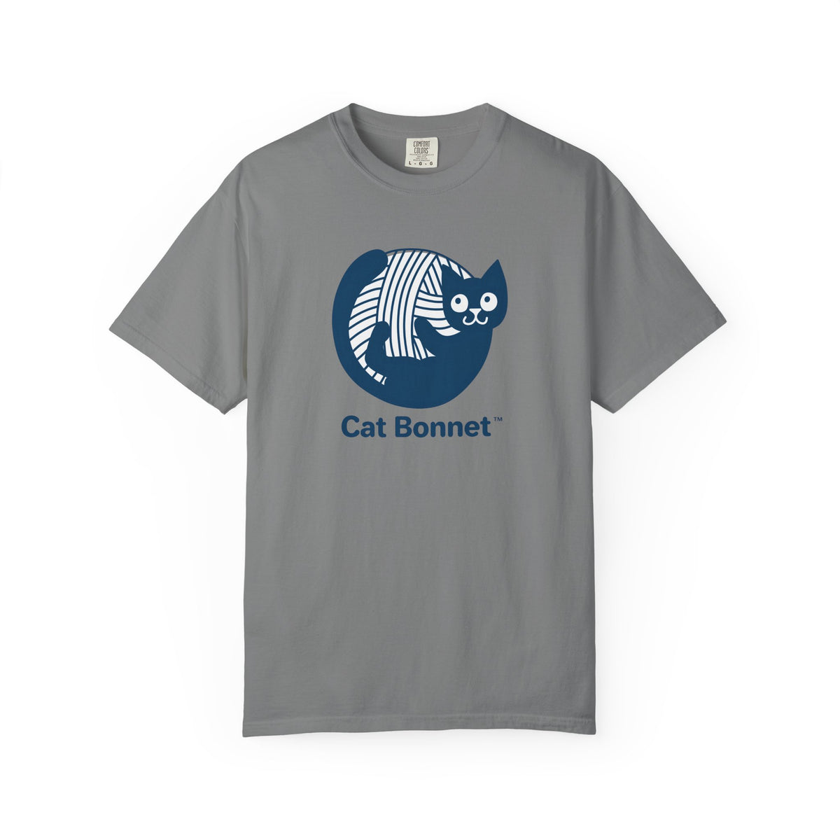 Cat Bonnet  — Cute Yarn Cat Graphic Tee