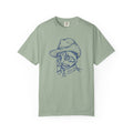Teddy the Cat T-Shirt — Vintage Line Art Cat as Teddy Roosevelt
